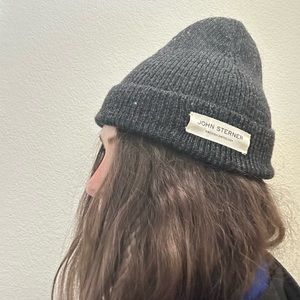 NWOT John Sterner(stutterheim) Antidote grey wool hat, Made in Sweden, Hand Knit